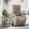 vidaXL Fauteuil inclinable &eacute;lectrique cappuccino similicuir