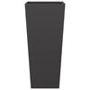 vidaXL Jardini&egrave;res 2 pcs noir 35x35x75 cm acier