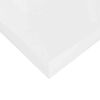 vidaXL &Eacute;tag&egrave;re murale flottante Blanc brillant 80x23,5x3,8 cm MDF