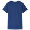 T-shirt pour enfants bleu foncé 92