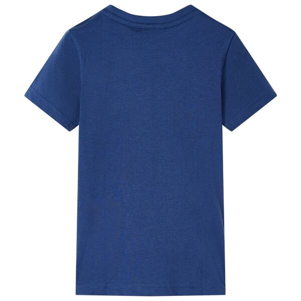 T-shirt pour enfants bleu foncé 92