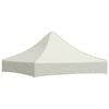 vidaXL Toit de tente de r&eacute;ception 2x2 m Cr&egrave;me 270 g/m&sup2;