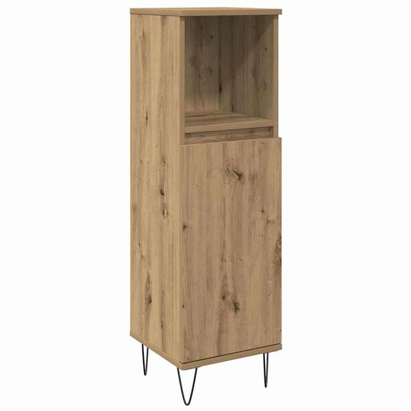 vidaXL Ensemble de mobilier de salle de bain 3 pcs Ch&ecirc;ne artisanal