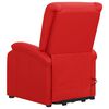 vidaXL Fauteuil de massage Rouge Similicuir