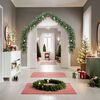 vidaXL Guirlande de No&euml;l d&eacute;cor&eacute;e avec boules et lumi&egrave;res LED 10 m