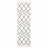 vidaXL Tapis de Cuisine Blanc 150 x 45 cm Velours