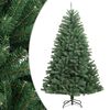 vidaXL Sapin de No&euml;l artificiel &agrave; charni&egrave;res avec support vert 150 cm