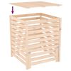 vidaXL Composteur 82,5x82,5x99,5 cm Bois massif de pin