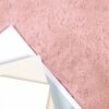 vidaXL Tapis en Fourrure Synth&eacute;tique de Lapin Olite Rose 100 x 200 cm