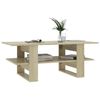 vidaXL Table basse chêne sonoma 110x55x42 cm bois d'ingénierie