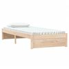 vidaXL Cadre de lit sans matelas bois massif 75x190 cm