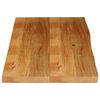 vidaXL Dessus de table &agrave; bord vivant 140x60x2,5cm bois massif manguier