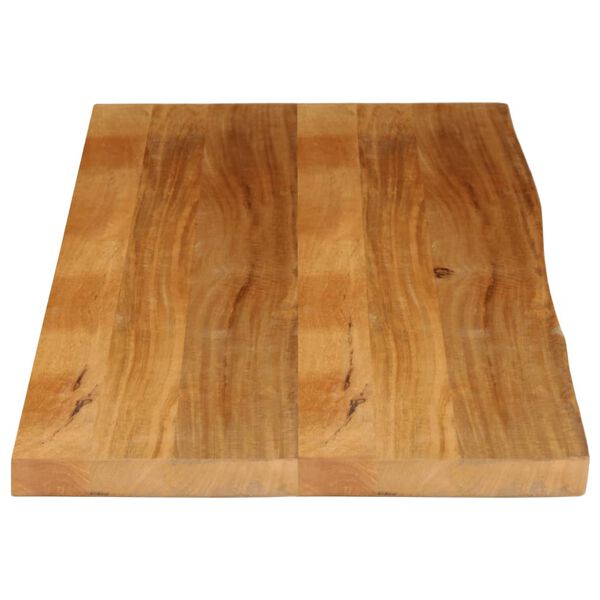 vidaXL Dessus de table &agrave; bord vivant 140x60x2,5cm bois massif manguier