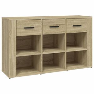 vidaXL Buffet Ch&ecirc;ne sonoma 100x30x59,5 cm Bois d'ing&eacute;nierie