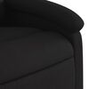 vidaXL Fauteuil inclinable noir tissu