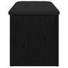 vidaXL Banc de rangement Ch&ecirc;ne noir 102 x 42 x 45 cm Bois d'ing&eacute;nierie