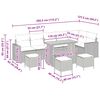 vidaXL Ensemble de canap&eacute; de jardin 10 pcs beige et gris clair