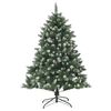 vidaXL Sapin de Noël artificiel avec 150 LED Vert 105 x 105 x 150 cm