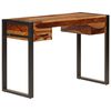 vidaXL Bureau avec 2 tiroirs 110x50x77 cm Bois solide de Sesham