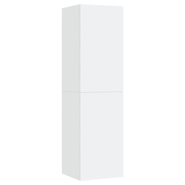 vidaXL Meuble TV Blanc 30,5x30x110 cm Bois d&rsquo;ing&eacute;nierie