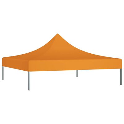 vidaXL Toit de tente de réception 3x3 m Orange 270 g/m²