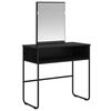 vidaXL Table de Toilette Ch&ecirc;ne noir 81 x 40 x 131 cm Bois d'ing&eacute;nierie