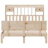 vidaXL Lit biblioth&egrave;que sans matelas 150x200 cm bois massif de pin