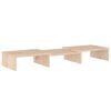 vidaXL Support pour moniteur 60x24x10,5 cm Bois de pin solide