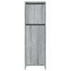 vidaXL Armoire de bain Sonoma gris 30x30x95 cm Bois d'ingénierie