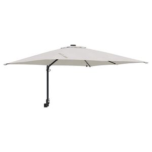 vidaXL Parasol de jardin Sable 248,5 x 247,5 x 160 cm
