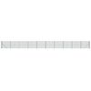 vidaXL Cl&ocirc;ture en treillis m&eacute;tallique et piquet d'ancrage vert 1,6x25m