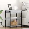 vidaXL Cabinet de chevet Gris Sonoma 41 x 31 x 51 cm Bois d'ing&eacute;nierie