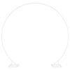 vidaXL Arche de mariage simple Blanc 220 x 45 x 200 cm Acier