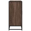 vidaXL Buffet chêne marron 92x35x76 cm Bois d'ingénierie