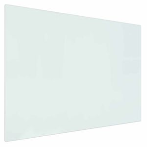 vidaXL Plaque en verre de chemin&eacute;e Transparent 80 x 60 cm Verre