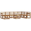 vidaXL Ensemble de canap&eacute;s d'ext&eacute;rieur 9 pcs Naturel