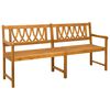 vidaXL Banc ext&eacute;rieur Naturel 180 x 55,5 x 90 cm Bois d'Acacia Massif