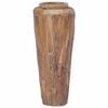 vidaXL Vase de d&eacute;coration 40 x 100 cm Bois de teck solide