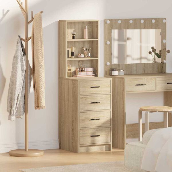 vidaXL Haut Armoire Chêne sonoma 40 x 41 x 135 cm Bois d'ingénierie