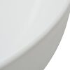 vidaXL Lavabo ronde C&eacute;ramique Blanc 41,5 x 13,5 cm