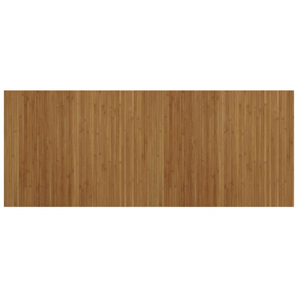 vidaXL Tapis rectangulaire marron 80x200 cm bambou