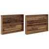 vidaXL &Eacute;tag&egrave;re &agrave; magazines 2 pc Bois ancien 100 x 12 x 70 cm