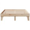 vidaXL Cadre de lit sans matelas 140x200 cm bois massif de pin