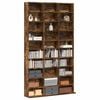 vidaXL Armoire &agrave; CD Ch&ecirc;ne fum&eacute; 102x23x177,5 cm Bois d'ing&eacute;nierie