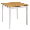 vidaXL Mobilier de salle &agrave; manger 3 pcs MDF Blanc