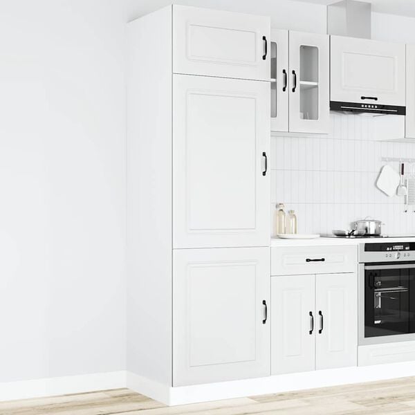 vidaXL Armoire de cuisine Kalmar blanc bois d'ing&eacute;nierie
