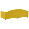 vidaXL Lit de repos sans matelas jaune 90x200 cm velours