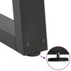vidaXL Pieds de table basse en forme de V 2 pièces Anthracite 28 x (42-43,3) cm Acier