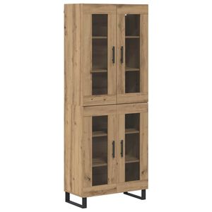 vidaXL Haut Armoire 2 pc Ch&ecirc;ne artisanal 69,5 x 34 x 180 cm