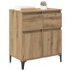 vidaXL Buffet Ch&ecirc;ne artisanal 60 x 35 x 70 cm Bois d'ing&eacute;nierie et fer